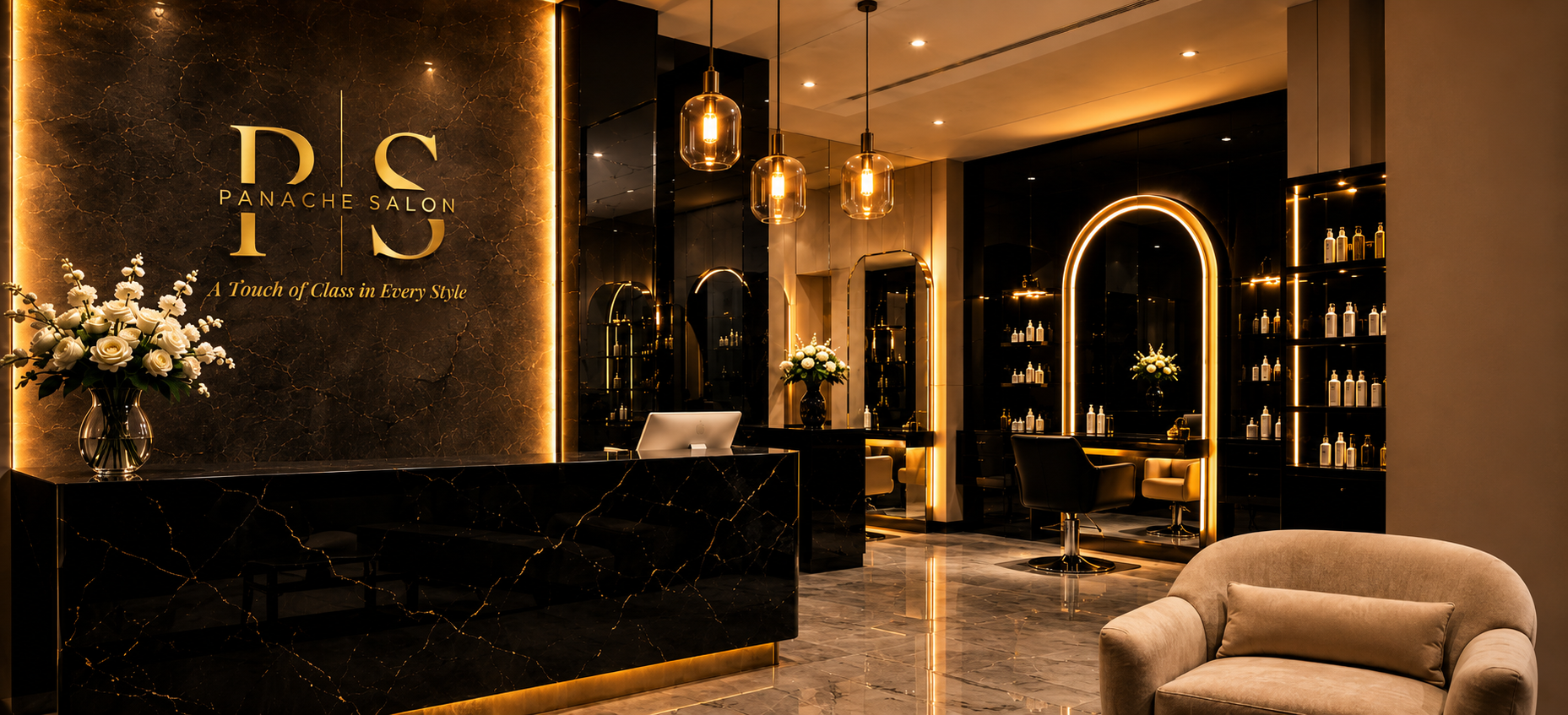Panache Salon Interior